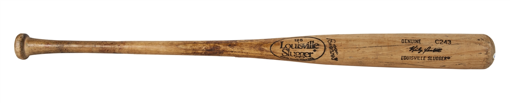 1988-89 Kirby Puckett Game Used Louisville Slugger C243 Model Bat (PSA/DNA GU 8.5)